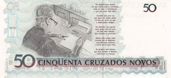 50 Cruzados Novos 1989